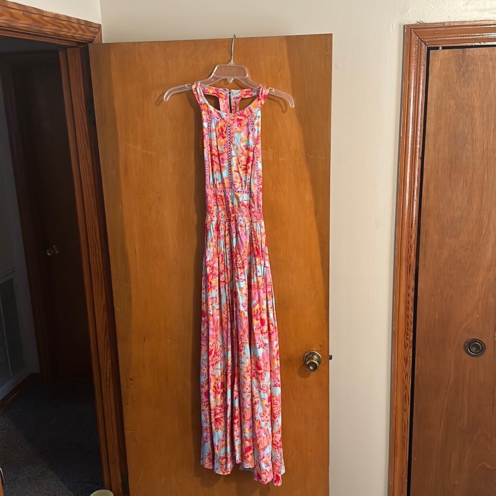 Long summer dress!! Only worn once!!